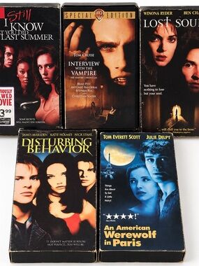 90s / Y2K Horror Thriller VHS Bundle – 5 Movies